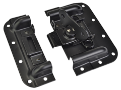 Black Surface Mount Butterfly Catch Latch- Steel For Flight Cases